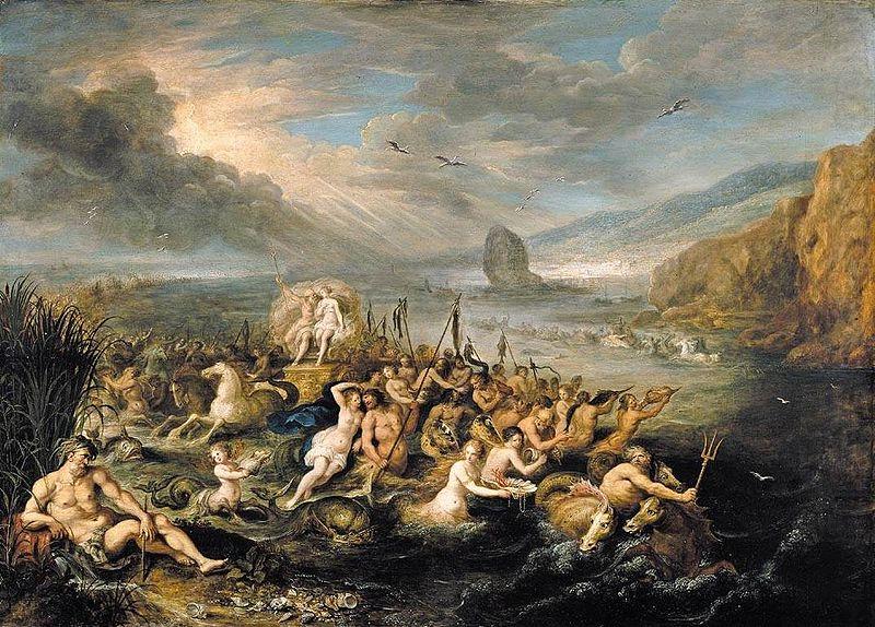 Francken, Frans II The Triumph of Neptune and Amphitrite china oil painting image